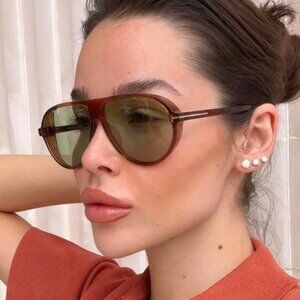 Tom Ford Aviator Sunglasses Unisex TF1023